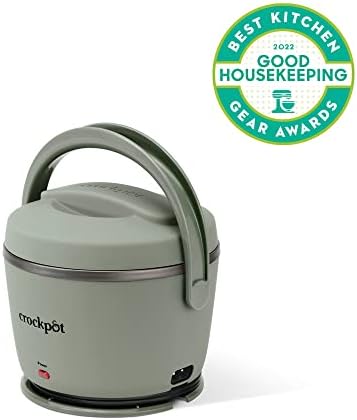 Crock-Pot Portable Electric Lunch Box Food Warmer – Green xsepcy p6apzf