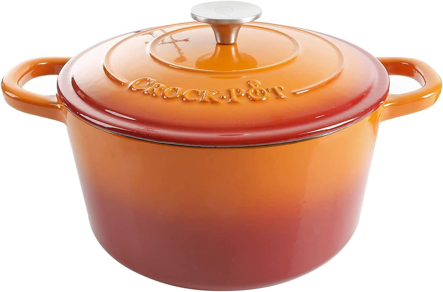 Crock-Pot 3 Quart Enameled Cast Iron Dutch Oven – Aqua nxy4av wyfd5b