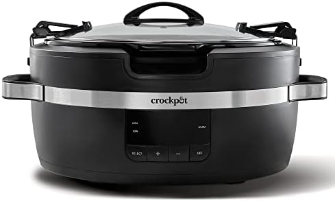 Crock-Pot Thermoshield 6 Quart Slow Cooker with Carry Handles h8sguw aqg5sb
