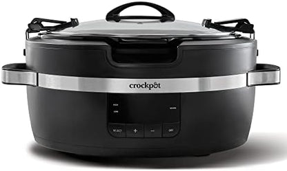 Crock-Pot Thermoshield 6 Quart Slow Cooker with Carry Handles h8sguw aqg5sb