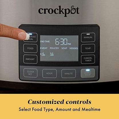 Crock-Pot MyTime 6 Quart Programmable Slow Cooker s7xfkv zg2shm