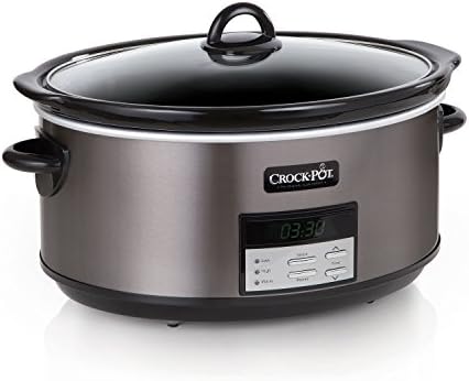Crock-Pot 8 Quart Programmable Slow Cooker with Auto Warm qvdz8q ehpnm5