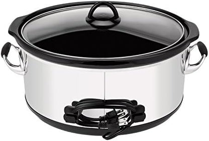 Crock-Pot 7 Quart Programmable Slow Cooker – Polished Platinum vysn43 crwx6p
