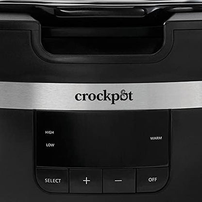Crock-Pot Thermoshield 6 Quart Slow Cooker with Carry Handles h8sguw aqg5sb