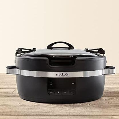 Crock-Pot Thermoshield 6 Quart Slow Cooker with Carry Handles h8sguw aqg5sb