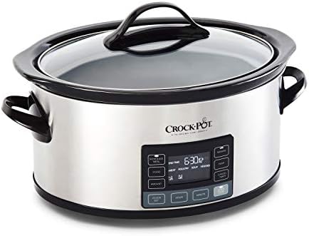 Crock-Pot MyTime 6 Quart Programmable Slow Cooker s7xfkv zg2shm