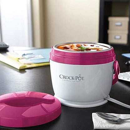 Crock-Pot Lunch Crock Portable Food Warmer 20oz – Pink vzjzfz c5u8gp