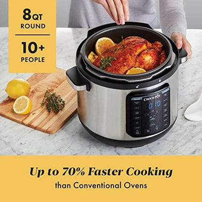 Crock-Pot 8 Quart Express Crock Multi-Use Pressure Cooker fue4js av5cq3