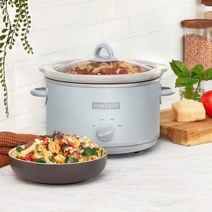 Crock-Pot 4.5 Quart Manual Slow Cooker – Macaroon Blue tbtcd2 4fs42r