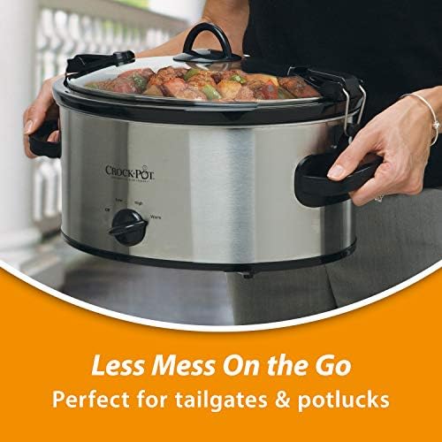Crock-Pot Cook & Carry 6 Quart Portable Slow Cooker bztwje d24cwb