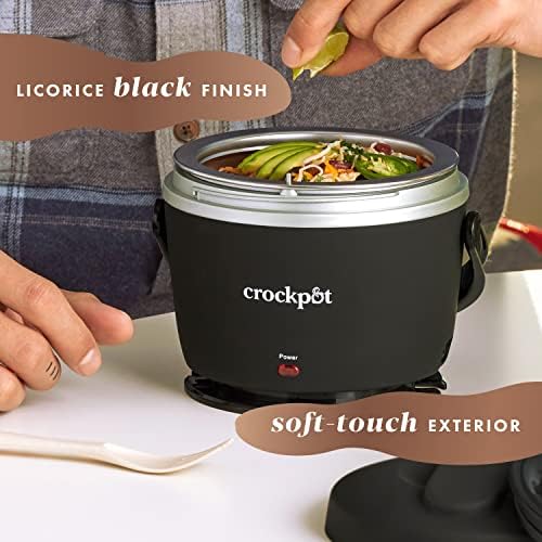 Crock-Pot Electric Lunch Box Food Warmer 20oz – Black xvvuvt dcp5uf