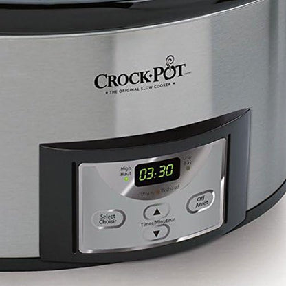 Crock-Pot Cook & Carry 6 Quart Programmable Slow Cooker a379t4 ytd59r