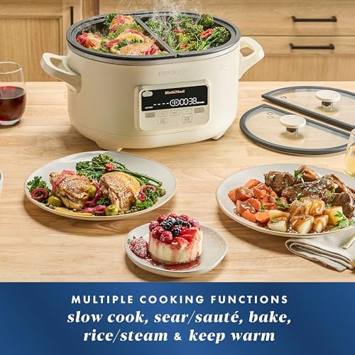Crock-Pot MultiMeal Multicooker with Programmable Slow Cooker ufywn9 g7z44z
