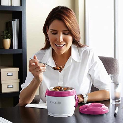 Crock-Pot Lunch Crock Portable Food Warmer 20oz – Pink vzjzfz c5u8gp