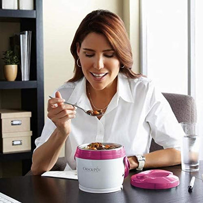Crock-Pot Lunch Crock Portable Food Warmer 20oz – Pink vzjzfz c5u8gp
