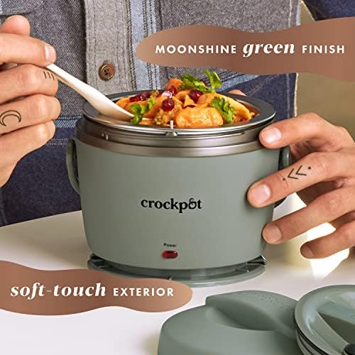 Crock-Pot Portable Electric Lunch Box Food Warmer – Green xsepcy p6apzf
