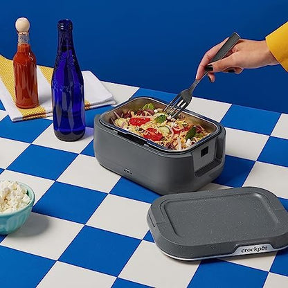 Crock-Pot Portable Electric Lunch Box Food Warmer 28oz 4n97xn dtqama