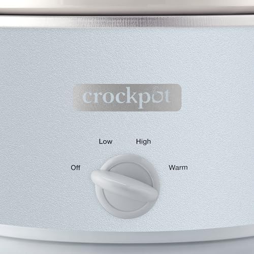 Crock-Pot 4.5 Quart Manual Slow Cooker – Macaroon Blue tbtcd2 4fs42r