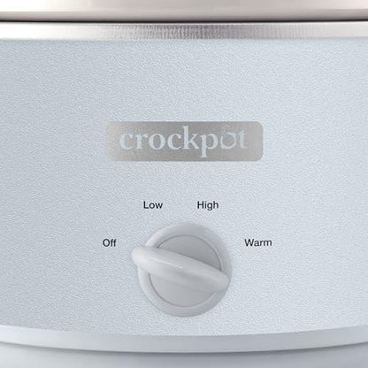 Crock-Pot 4.5 Quart Manual Slow Cooker – Macaroon Blue tbtcd2 4fs42r