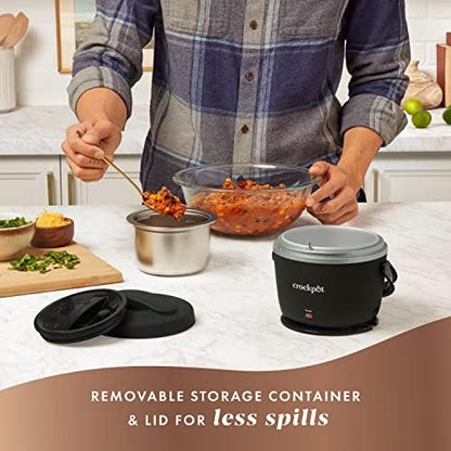 Crock-Pot Electric Lunch Box Food Warmer 20oz – Black xvvuvt dcp5uf