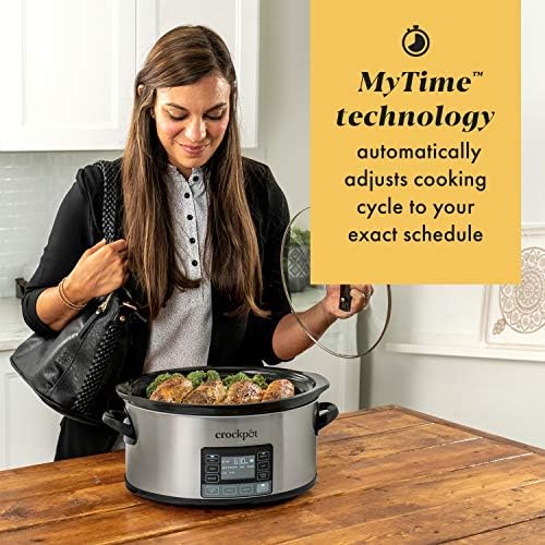 Crock-Pot MyTime 6 Quart Programmable Slow Cooker s7xfkv zg2shm