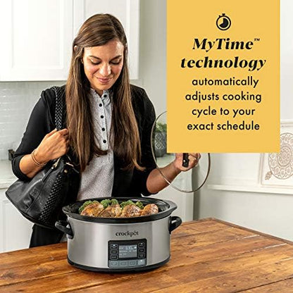 Crock-Pot MyTime 6 Quart Programmable Slow Cooker s7xfkv zg2shm