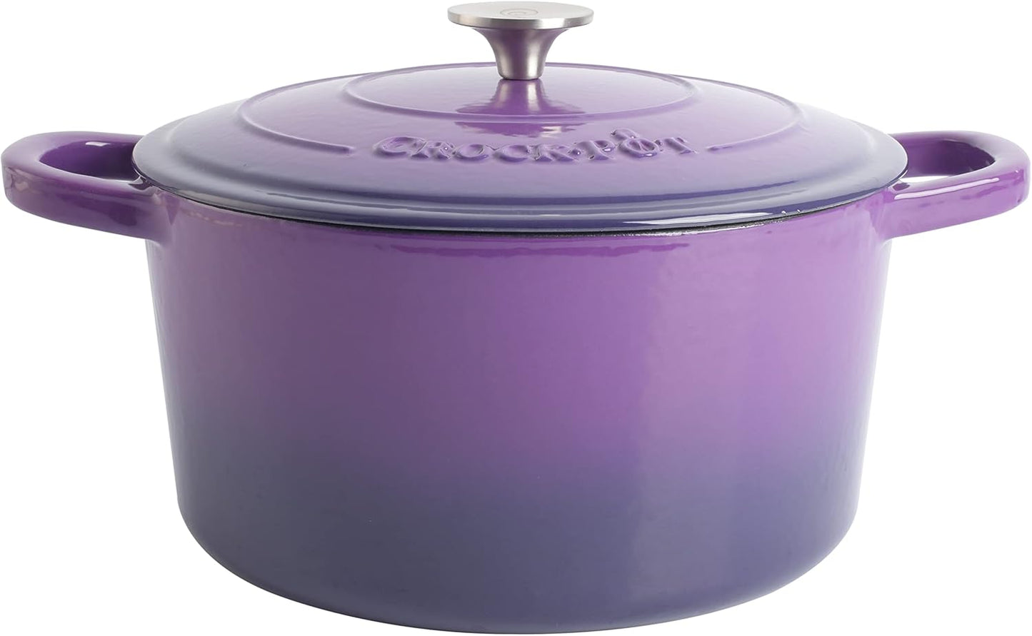 Crock-Pot 3 Quart Enameled Cast Iron Dutch Oven – Aqua nxy4av wyfd5b