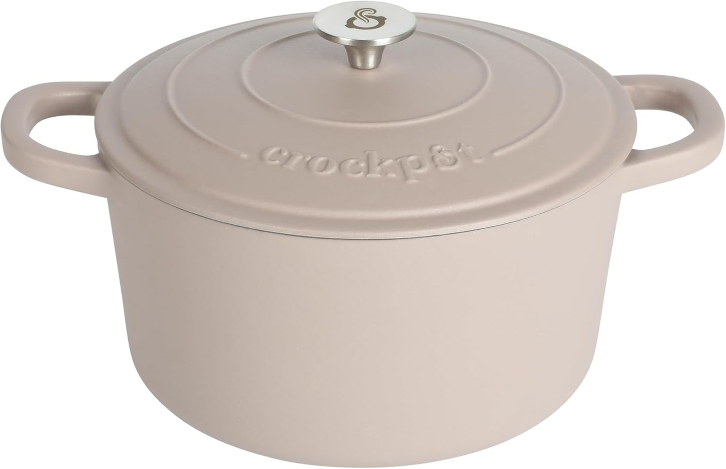 Crock-Pot 3 Quart Enameled Cast Iron Dutch Oven – Aqua nxy4av wyfd5b
