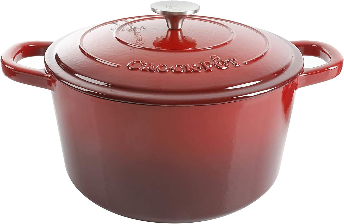 Crock-Pot 3 Quart Enameled Cast Iron Dutch Oven – Aqua nxy4av wyfd5b