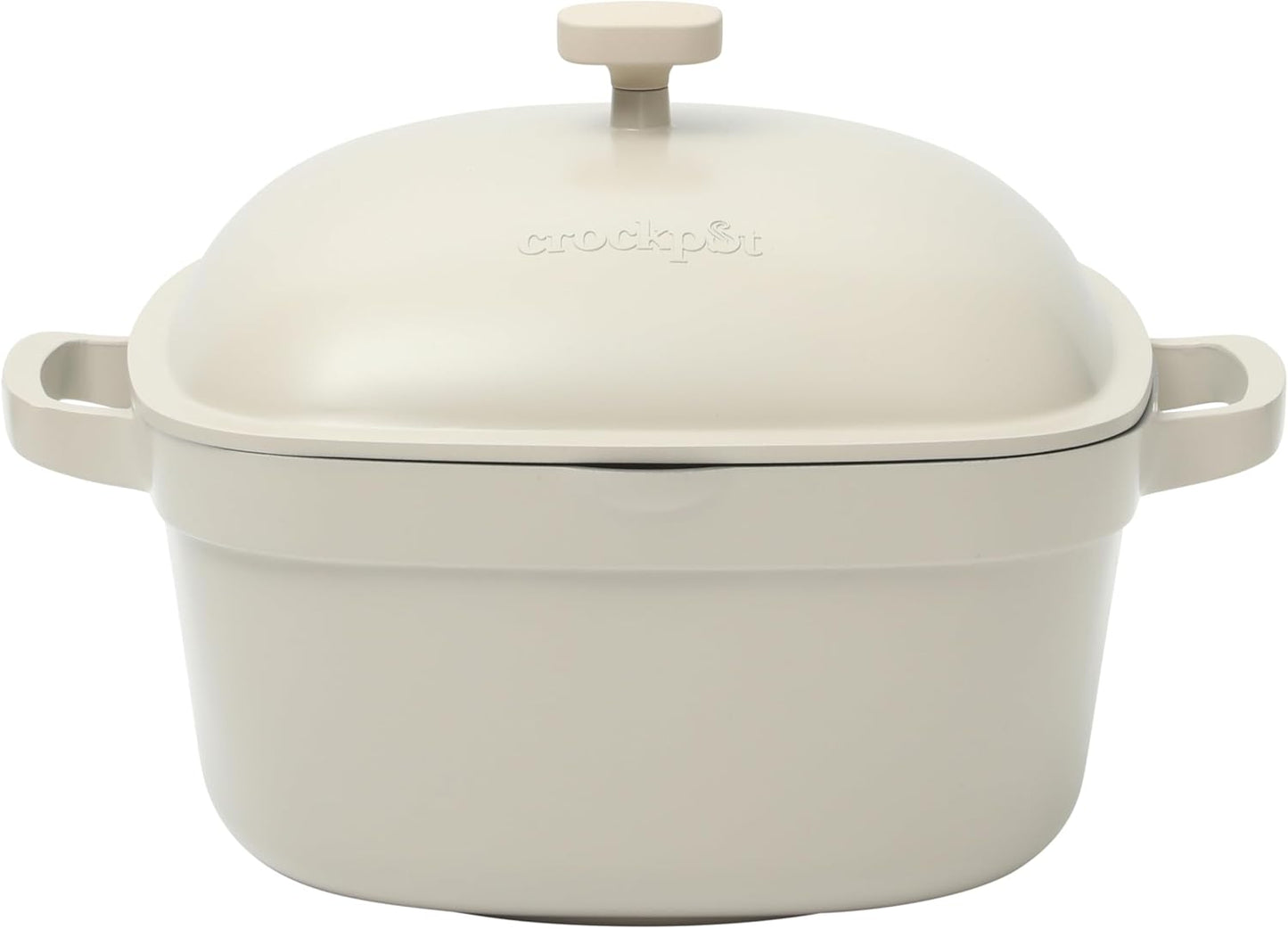 Crock-Pot 3 Quart Enameled Cast Iron Dutch Oven – Aqua nxy4av wyfd5b